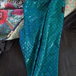 Mermaid workout leggings